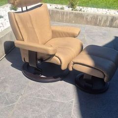 Ekornes Stressless Armchair and Footstool