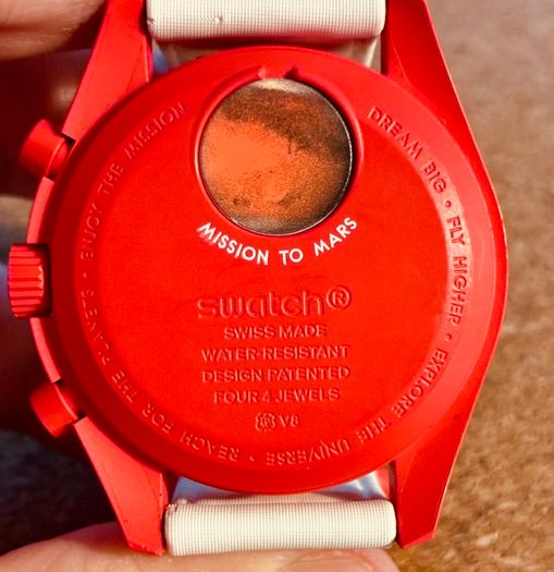 Omega x Swatch MoonSwatch Mission to Mars Speedmaster Chronograph (Full Set with Extra Strap)