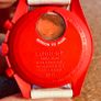 Omega x Swatch MoonSwatch Mission to Mars Speedmaster Chronograph (Full Set with Extra Strap) Image 8