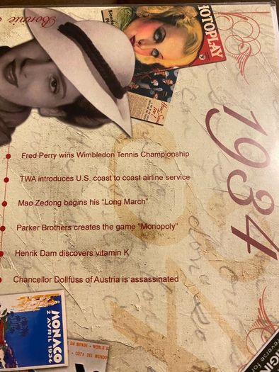 Birthday CD 1934
