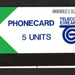 1988 Ireland 5 unit Trial Limerick (Autelca) Call card