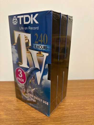 TDK Blank VHS Cassette Tapes