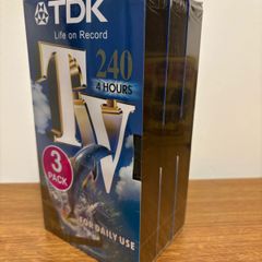 TDK Blank VHS Cassette Tapes