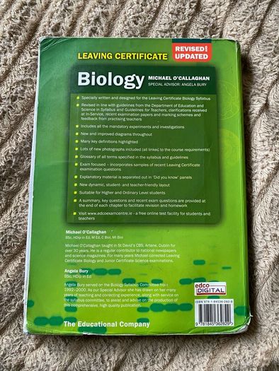 Leaving Cert Biology Textbook with Experiments CD