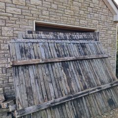 Wooden fencing