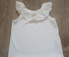 Zara embroidered collar top