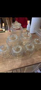 Glass sweet jars