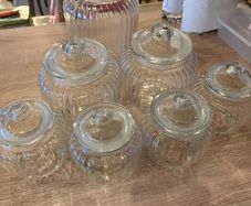Glass sweet jars