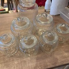 Glass sweet jars