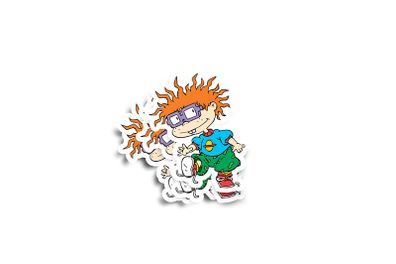 Chuckie Finster Rugrats Character Sticker 2-Pack