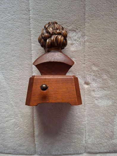 Vintage Reuge Beethoven Wooden Music Box Working