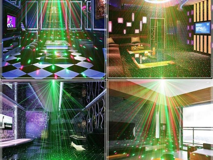 Stage Lights Projector Mini Auto Flash Sound Activated with Remote Control for Dancing Thanksgiving KTV Bar Birthday (FREE POSTAGE)