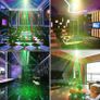 Stage Lights Projector Mini Auto Flash Sound Activated with Remote Control for Dancing Thanksgiving KTV Bar Birthday (FREE POSTAGE) Image 2