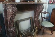 antique marble fireplace