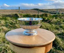 Stunning Antique Victorian Solid Sterling Silver Hallmarked Rose Bowl