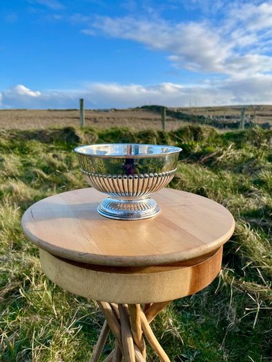 Stunning Antique Victorian Solid Sterling Silver Hallmarked Rose Bowl