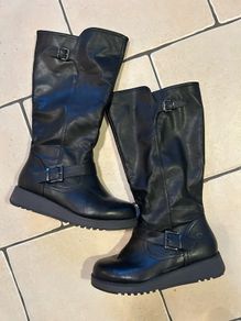 Tall Heavenly Feet Wide Fit Boots 8uk