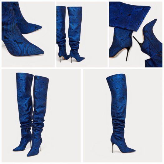 Zara Over The Knee Balmain Style Boots