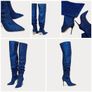 Zara Over The Knee Balmain Style Boots Image 4