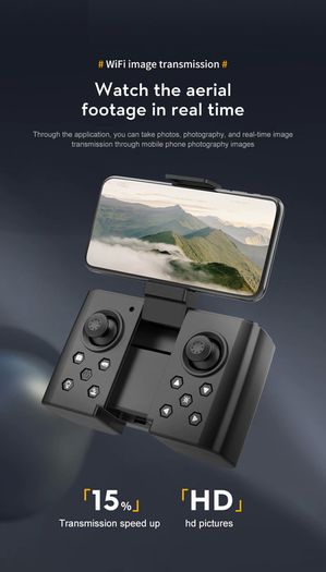 BRAND NEW Mini Drone 4K HD Dual Cameras FPV Air Pressure Fixed Altitude LED Light RC Quadcopter Helicopter Gifts Boys Toys