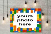 Personalised lego picture with your photo printed Wall picture 3mm foamex board printed picture on it wall board wall decor wall art picture