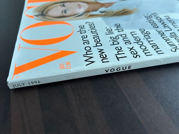 British Vogue Magazines 1996 Priced Individually