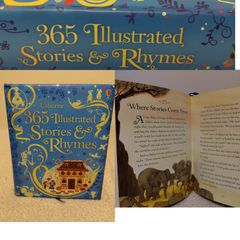 Usborne 365 Illustrated Stories & Rhymes Hardback Book