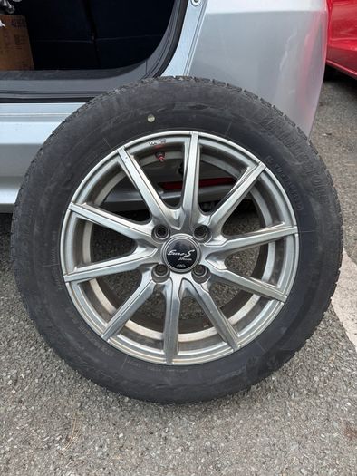 15 inch Alloy Wheel + Bridgestone Tyre (4x100)