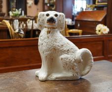 Large Victorian Staffordshire Dog Figurine