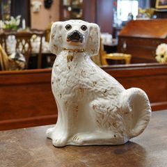 Large Victorian Staffordshire Dog Figurine