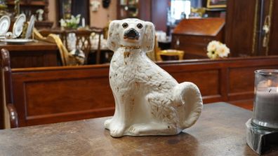 Large Victorian Staffordshire Dog Figurine
