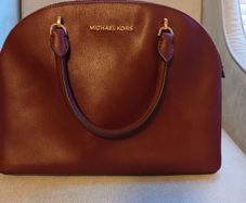 Michael Kors Cindy Medium Dome Handbag - Burgundy Leather - New & Unused