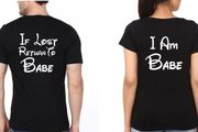 If Lost Return To Bae Love Couple T-shirts Great Gift Present For Valentines Day Idea