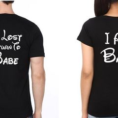 If Lost Return To Bae Love Couple T-shirts Great Gift Present For Valentines Day Idea