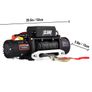 Heavy duty 20kg winch 6Tone 12v synthetic rope kit with 2 remotes one is cable one is wireless Image 3