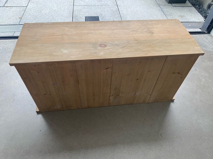 Solid wooden organiser for storage