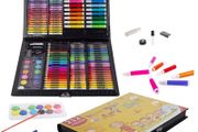 Art Set for Kids, KINSPORY 212PCS Art Kits for Kids, Deluxe Painting Art Set, Coloring Drawing Art Supplies Case Gift for Artists Teens Adults Boys Girls (FREE POSTAGE)