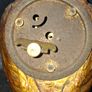 Rare Antique Cold Painted Bronze Clock in form of an Owl. The decorative dial sits in the owls belly and has wind up movement, Image 5