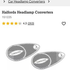 HALFORDS Headlamps Beam Adaptors