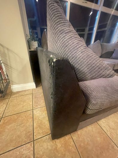 L shaped couch