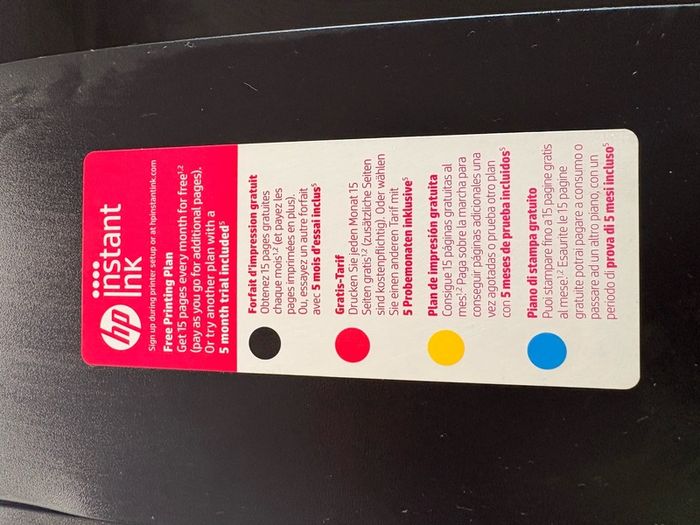 HP Office Jet 3835 Print/Scan/Copy
