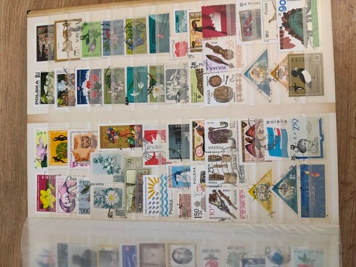 Stamp album collection
