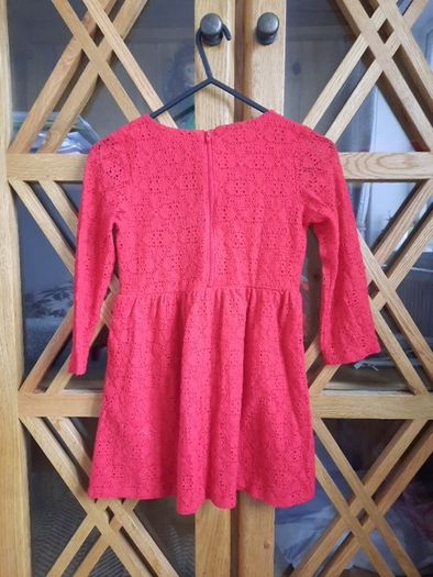 Red dress girls size 4-6 years