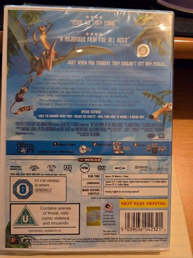 Brand New Sealed Ice Age 3 Dawn of the Dinosaurs DVD