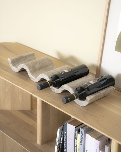 Elegant Marble Wine Holder
