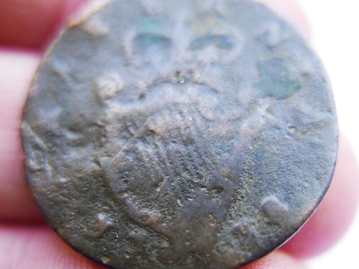 1738 IRELAND  George II  1/2 Penny Coin