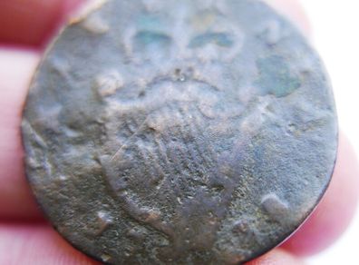 1738 IRELAND  George II  1/2 Penny Coin