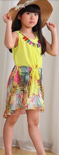 New girls Chiffon sleeveless dress Age 9-10yrs