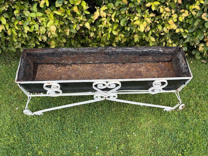 Vintage Kitsch retro trough planter c1960