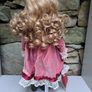 Porcelain Doll Vintage Dress & Parasol Image 3